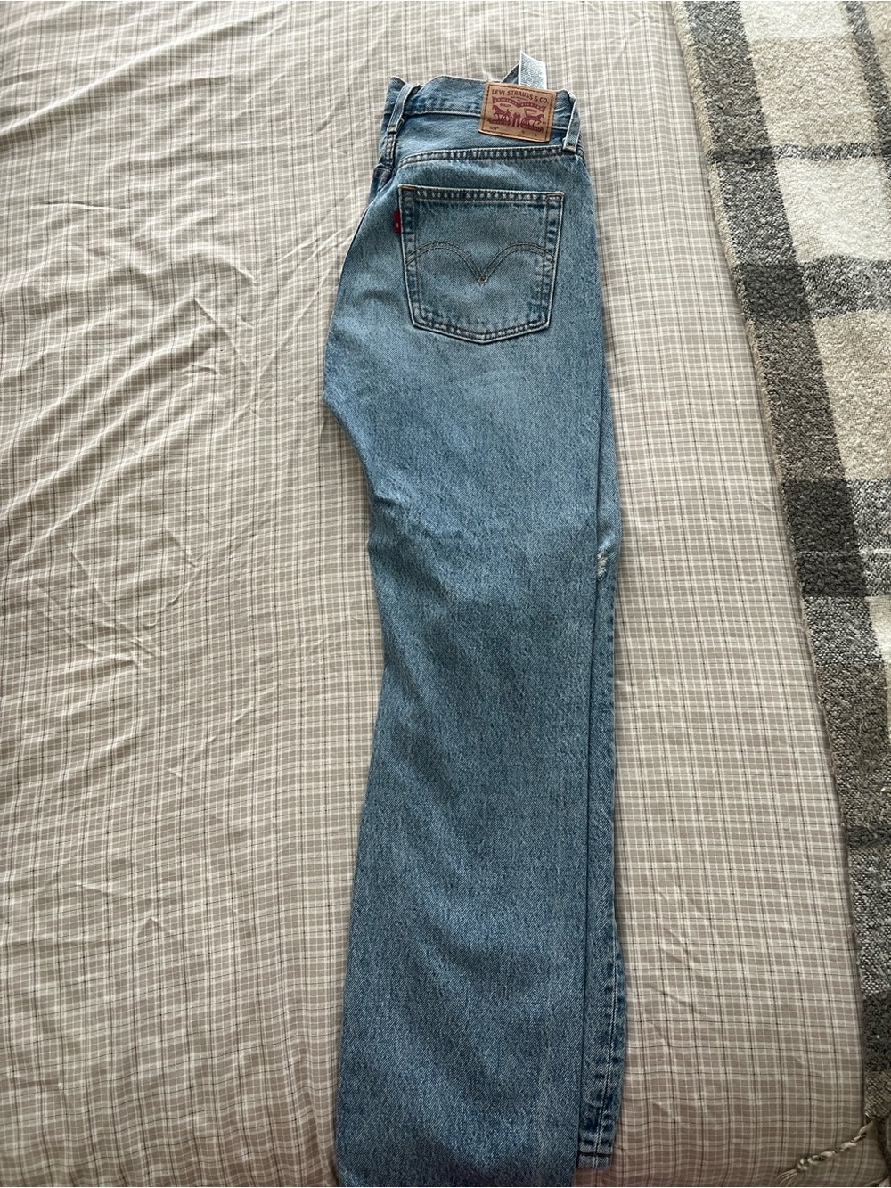 Levi's Women's Medium Blue High-Rise Wide Leg Jeans